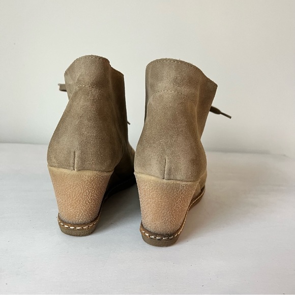 J. Crew MacAlister Wedge Lace Up Bootie - Picture 2 of 7